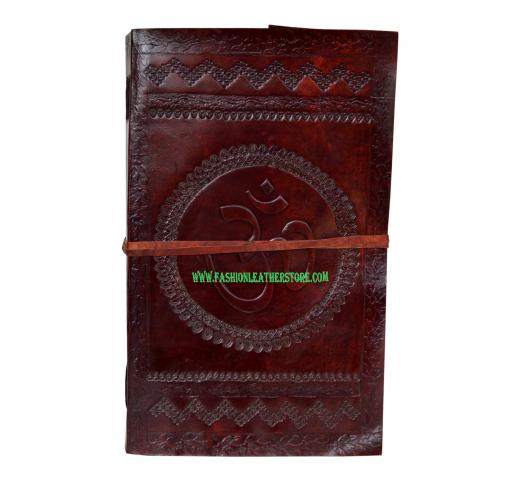 Omm Handmade Paper Leather Journal Blank Diary Writing Notebook Sketchbook